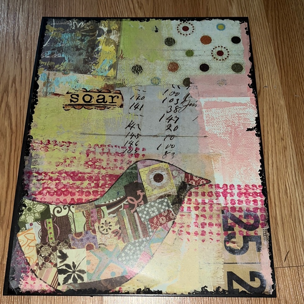 Hanging artwork
